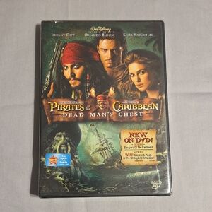 Disney Pirates of the Caribbean DVD - Black and Green Cover